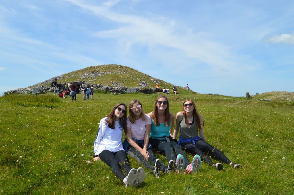 Dublin interns on a day excursion to the megalithic tombs. Photo (c) Leslie Reitz