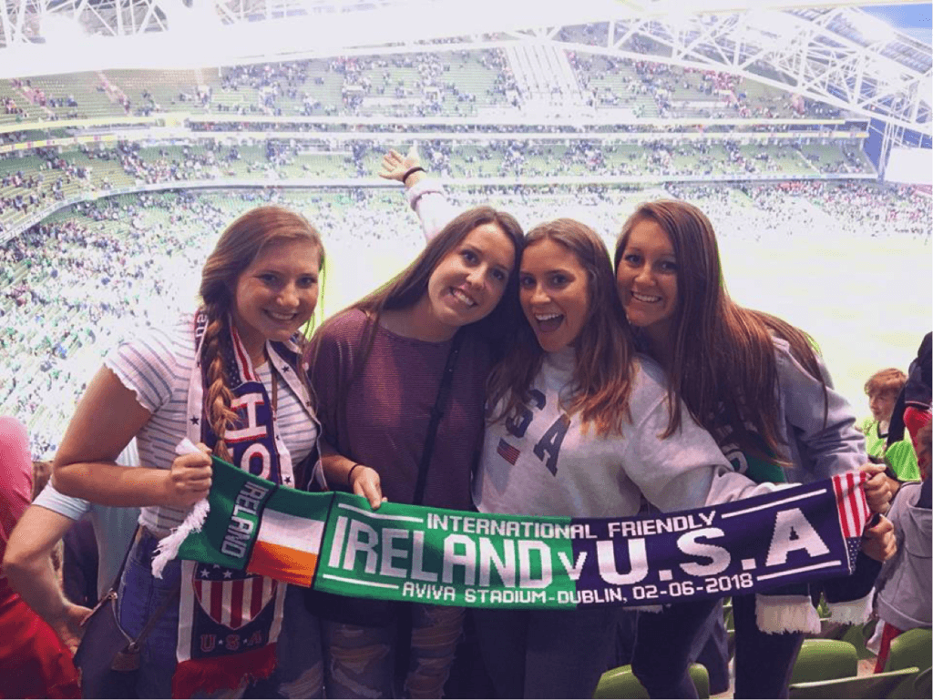 You can’t leave Ireland without experiencing a football game with your friends! Bonus if Ireland is playing your home country.